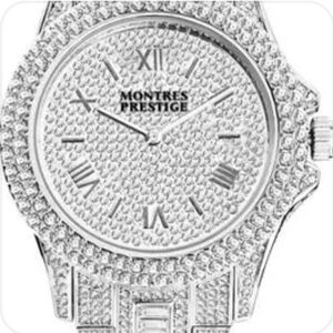 Invicta Silver Men's Watch with Crystal Accents- MAKE OFFER!!!